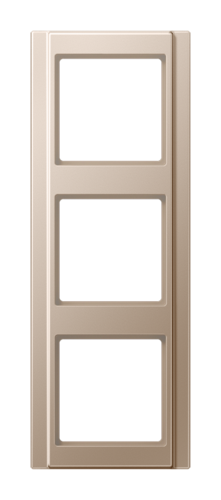 Рамка 3 поста JUNG A 500, шампань