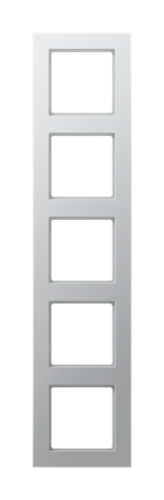 Рамка 5 постов JUNG A CREATION, алюминий