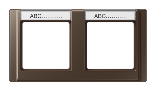Рамка 2 поста JUNG A 500, мокко