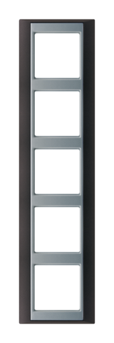 Рамка 5 постов JUNG A PLUS, антрацит