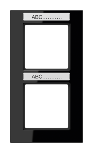 Рамка 2 поста JUNG A CREATION, черный