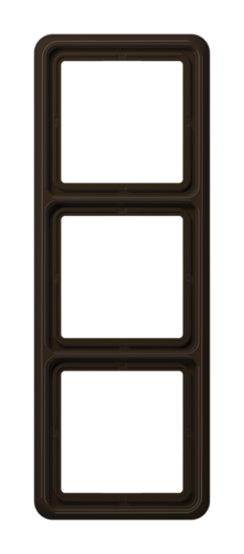 Рамка 3 поста JUNG CD 500, коричневый