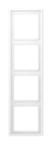 LS990 Рамка 4-местная, цвет Матовый белый