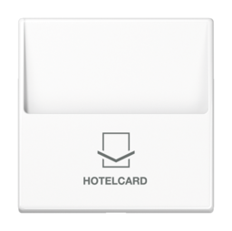 Накладка на карточный выключатель JUNG А-СЕРИЯ, белый