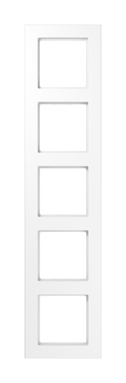 Рамка 5 постов JUNG A 550, белый блестящий