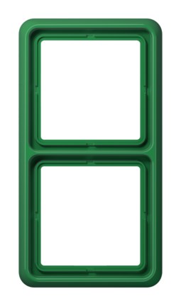 Рамка 2 поста JUNG CD 500, зеленый