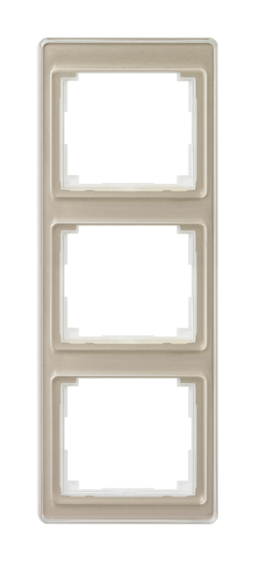 Рамка 3 поста JUNG SL 500, вертикальная, бронзовый