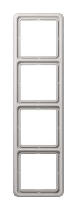 Рамка 4 поста JUNG CD, светло-серый