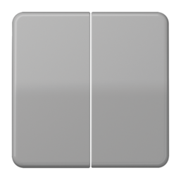 Клавиша двойная для светорегулятора JUNG CD 500, серый