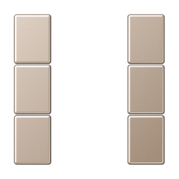 JUNG Шампань Комплект накладок 3гр