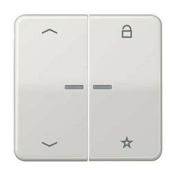 Накладка на жалюзийный выключатель Jung, светло-серый, CD1701PLG