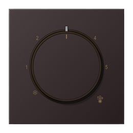 Накладка для механизма терморегулятора LS 990, цвет - алюминий темный